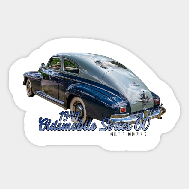 1941 Oldsmobile Series 60 Club Coupe Sticker by Gestalt Imagery